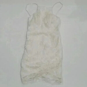 Speechless White Lace Dress Medium